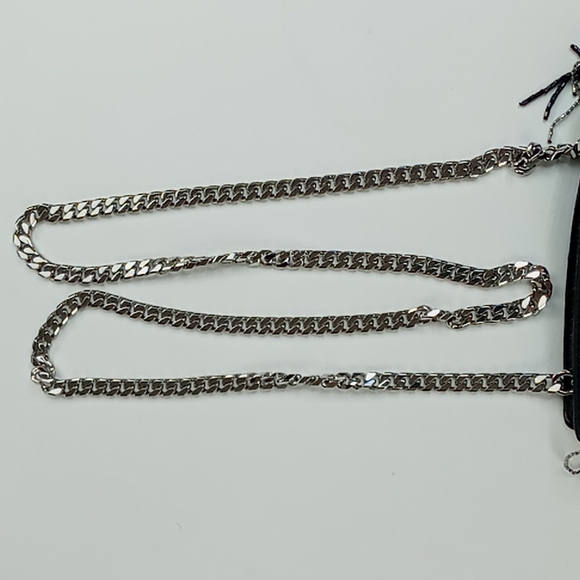 Les Petits Joueurs Crystal Beaded Sac With Removable Chain Satin/Leather - Picture 11 of 12